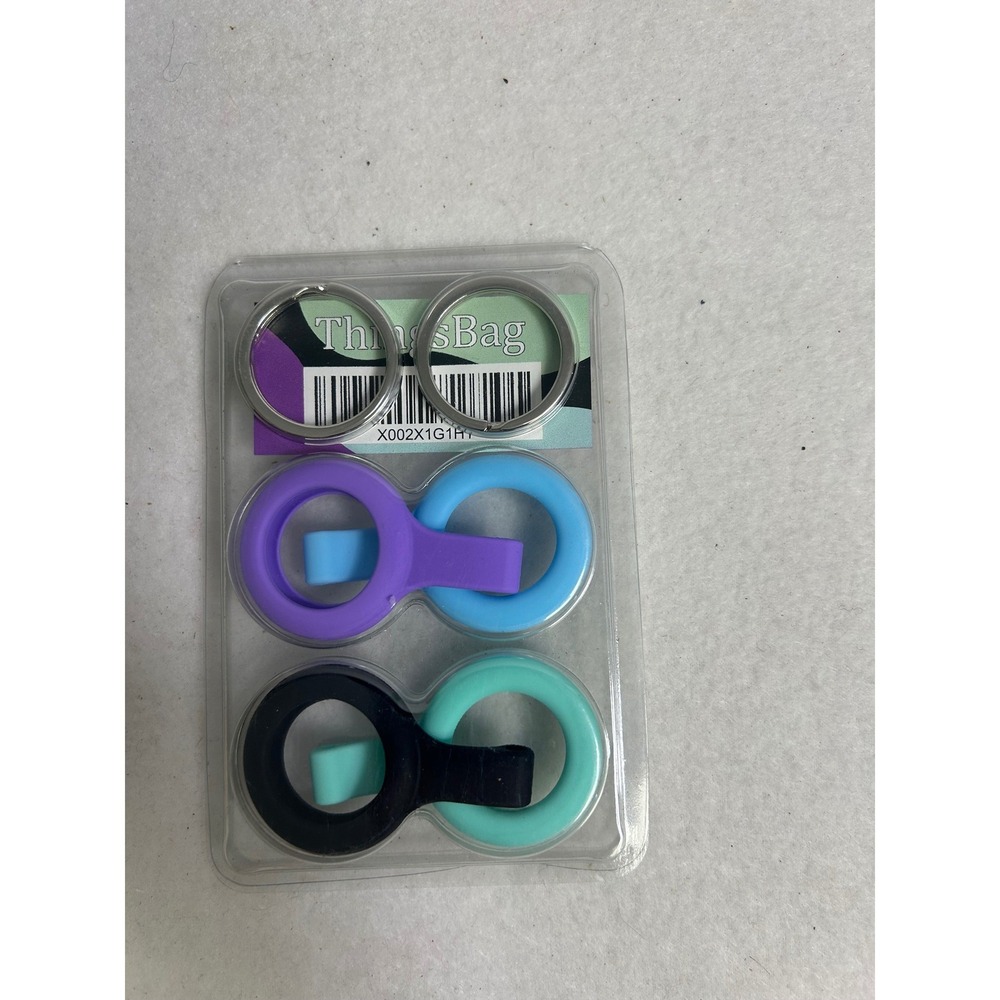 Outdoor Utility ThingsBag Pack Of Four Multi Color Silicone Water Bottle Grip